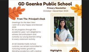 Primary Monthly Newsletter October - December 2024