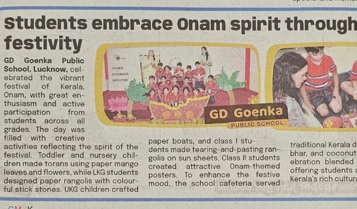 GD Goenka Students Celebrate Onam with Creativity and Joy img
