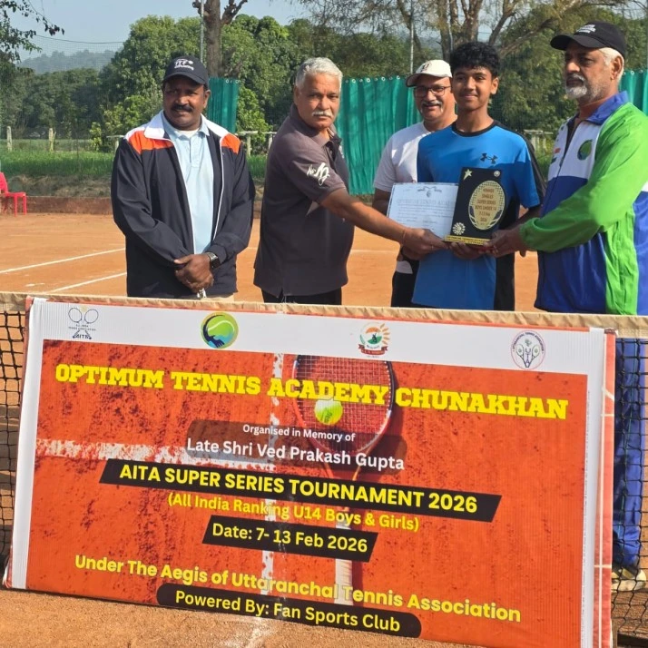 Champion – Title Winner at the prestigious AITA Super Series Tournament 2026 img