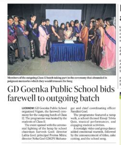 GD Goenka Public School Bids Farewell to Outgoing Batch img 1