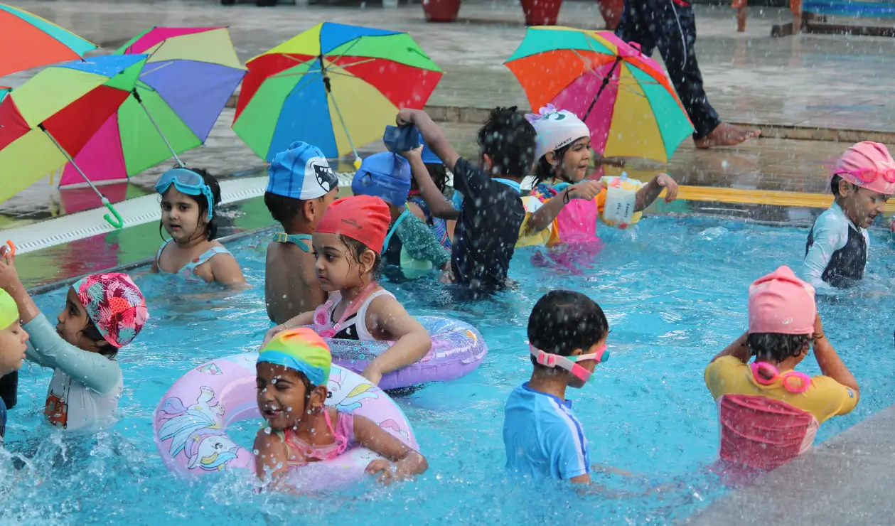 GD Goenka Public School Organises A Rain Dance Pool Party For Little Goenkans img (5)