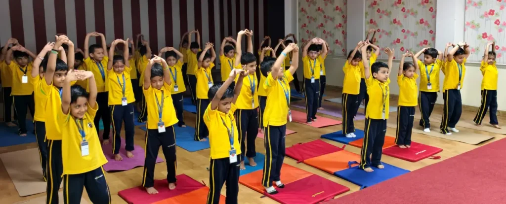 GD Goenka School Lucknow Conducts Yoga and Mindfulness Day img (5)