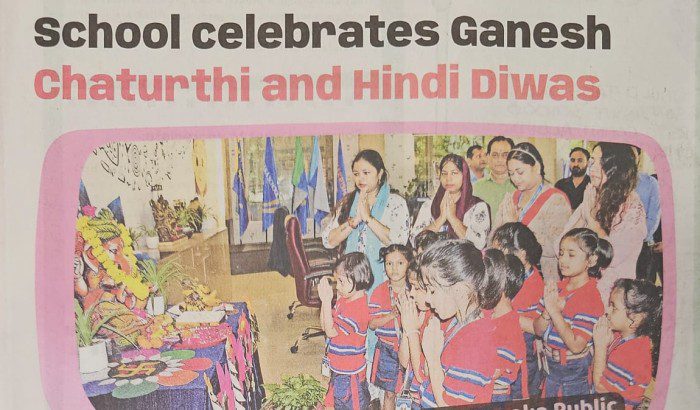 GD Goenka Public School Celebrates Ganesh Chaturthi and Hindi Diwas img