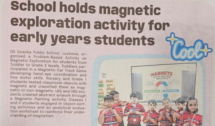 GD Goenka Public School Makes Science Exciting with Magnetic Exploration Activity img
